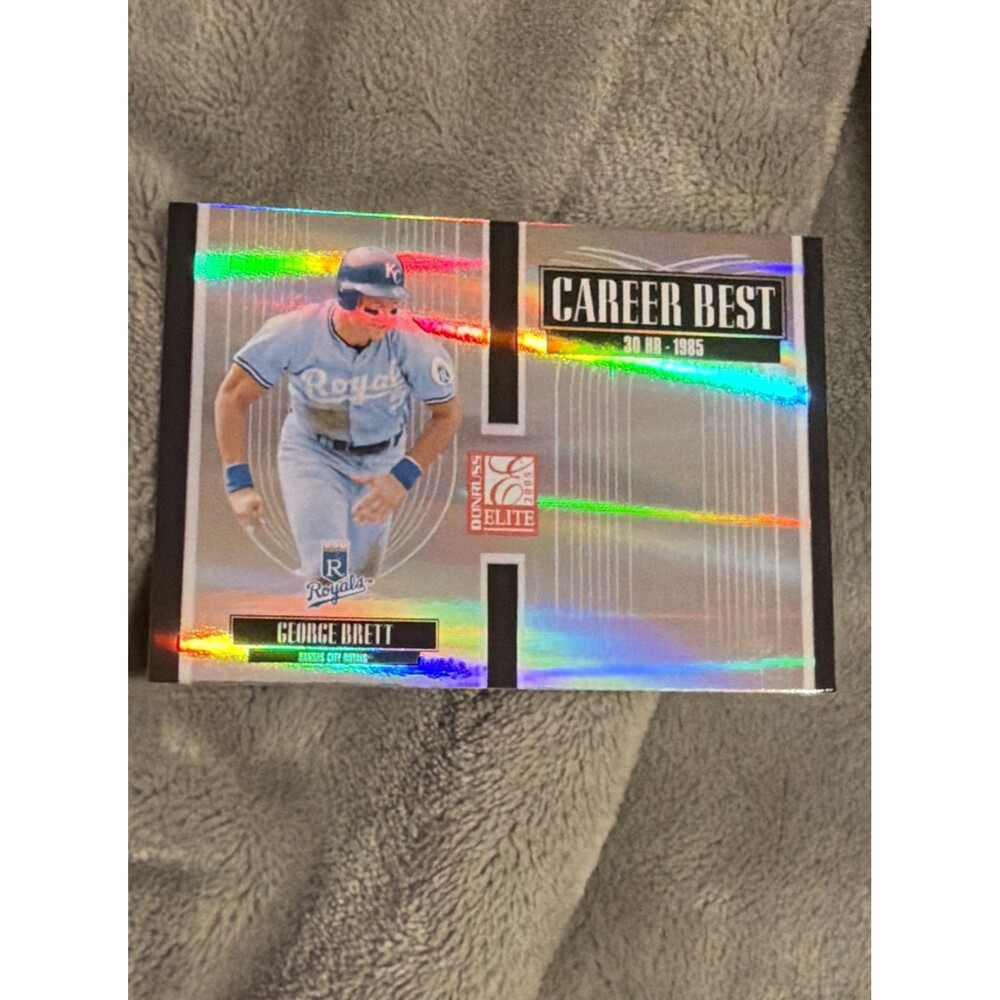 2005 Donruss Elite - Career Best George Brett #CB-12 /1500